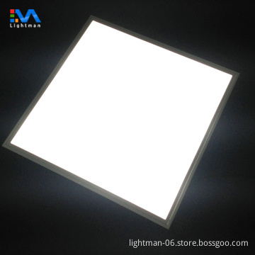 Aluminum Frame 60x60 600x600 Dimmable Square Edge-Lit Slim LED Ceiling Light